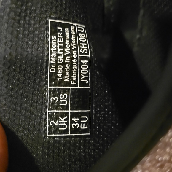 Dr. Martens Glitter 1460 boot size 3 - Picture 5 of 8